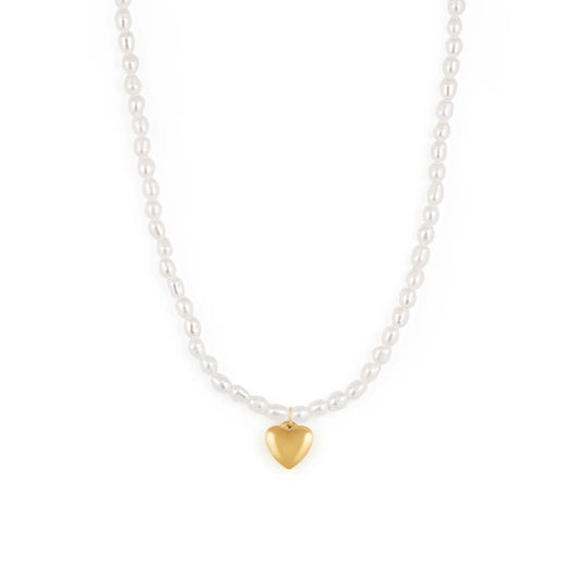 DREAM pearl necklace - gold plated