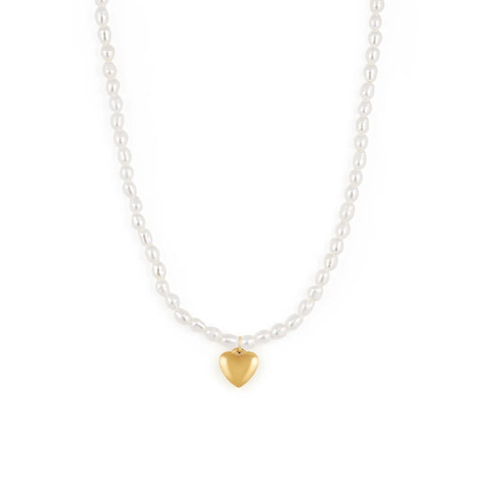 Collier de perles RÊVE - plaqué or