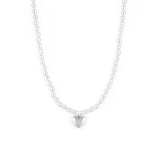 DREAM pearl necklace - stainless steel