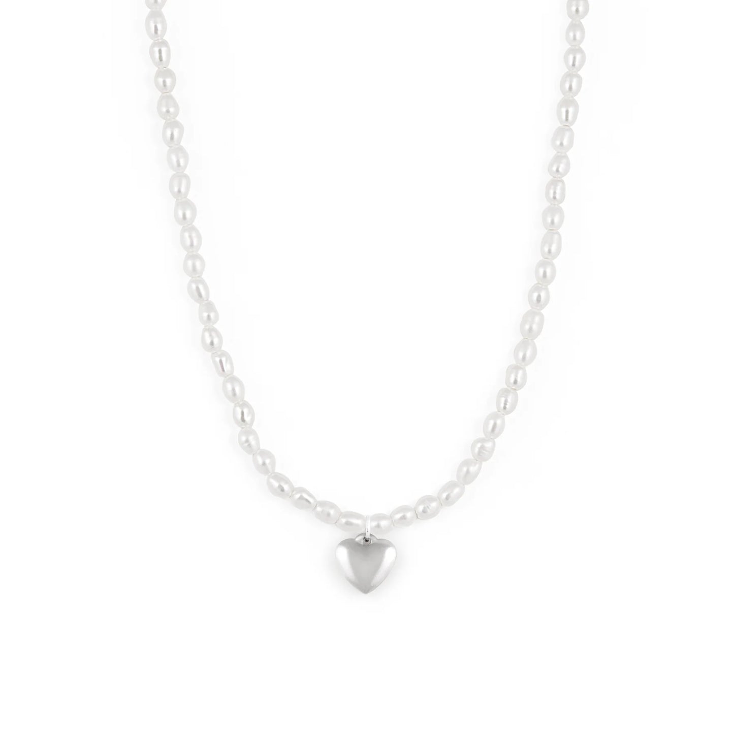 DREAM pearl necklace - stainless steel