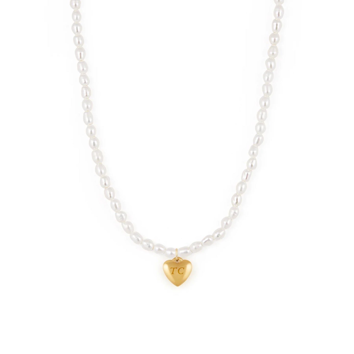 Collier de perles RÊVE - plaqué or