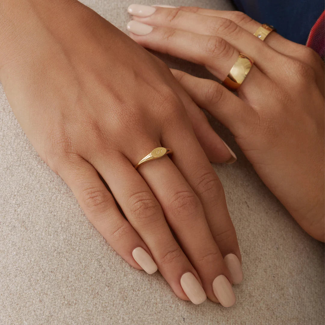ART ring - gold plated