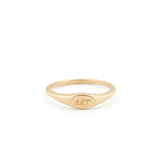 ART ring - gold plated