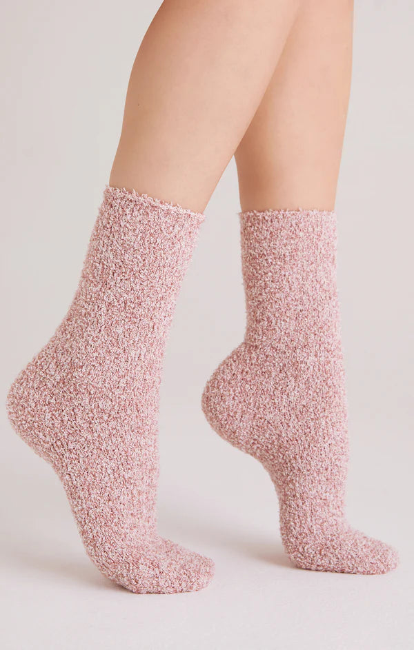 Bas en peluche ROSE & MAUVE (2 paires)
