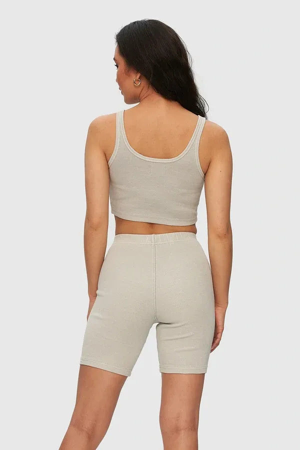 Camisole côtelé