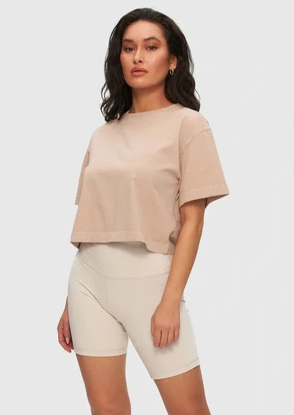 T-shirt court gingembre