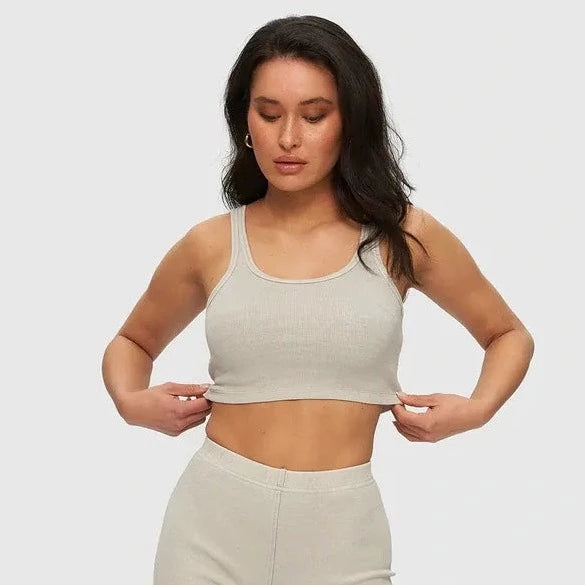Camisole côtelé