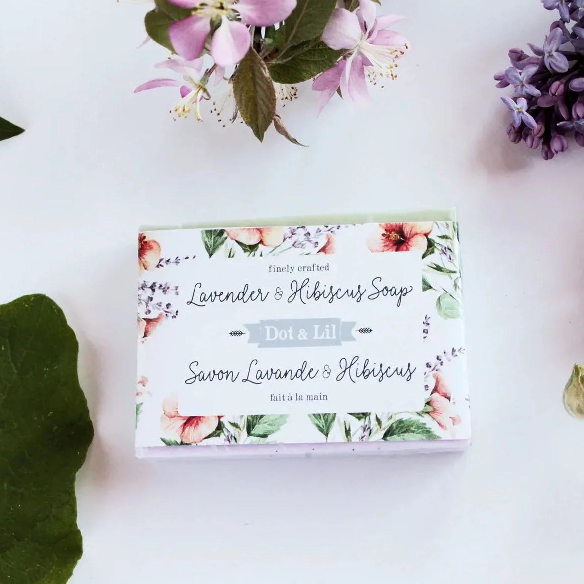 LAVENDER &amp; HIBISCUS soap