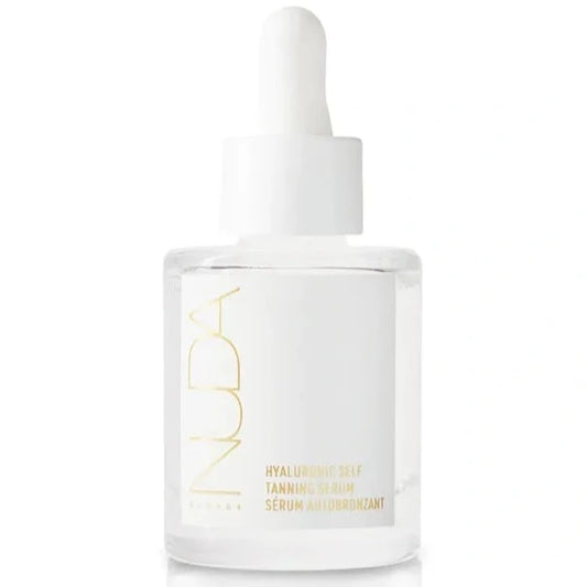 Hyaluronic acid self-tanning serum