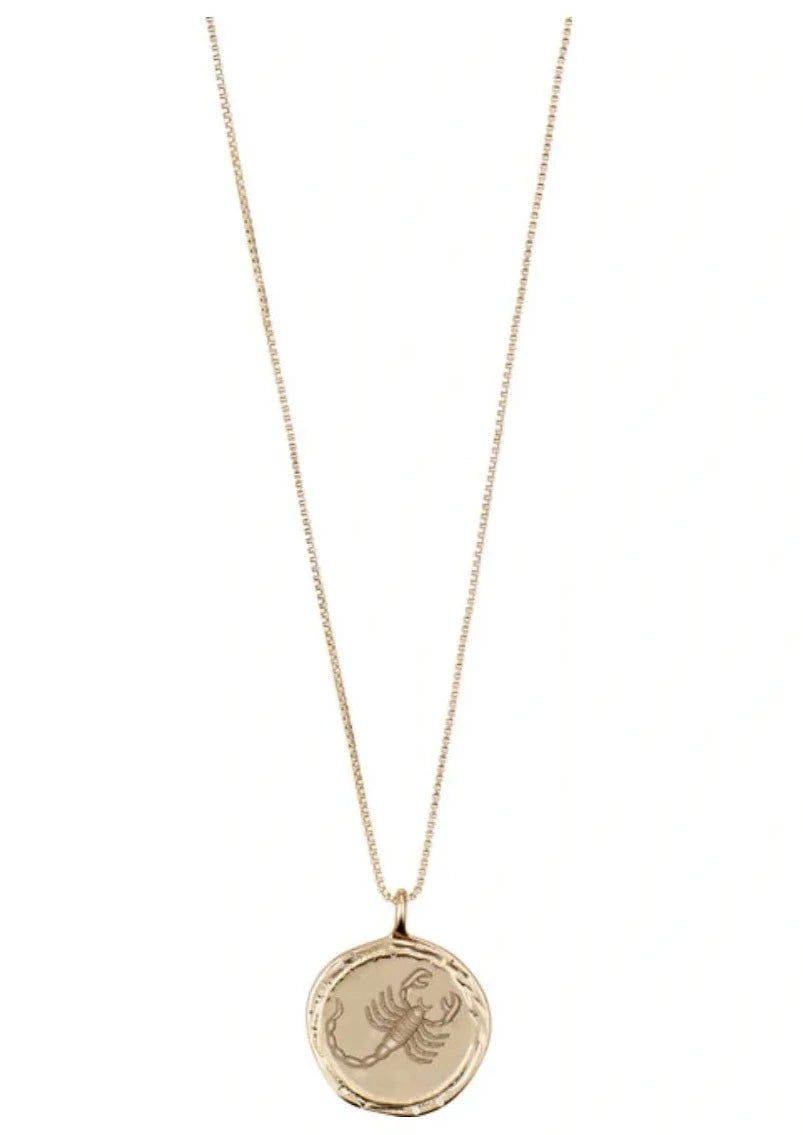 SCORPIO horoscope necklace