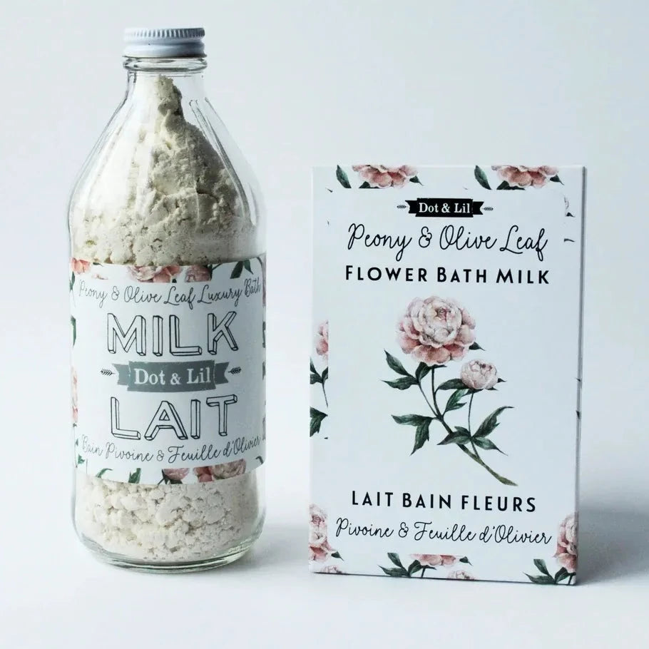 PEONY + OLIVE LEAF bath milk