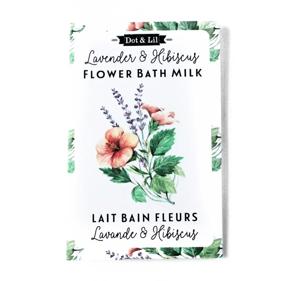 LAVENDER &amp; HIBISCUS bath bag