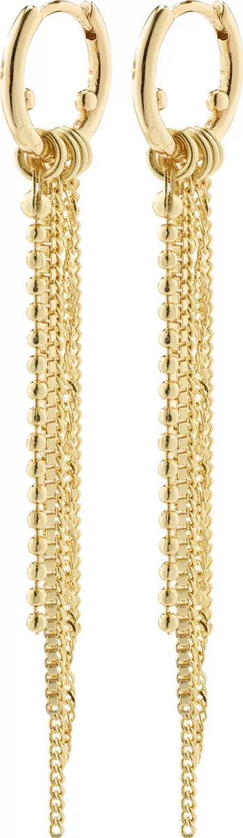 Boucles d’oreille avec descente de chaînes NUR