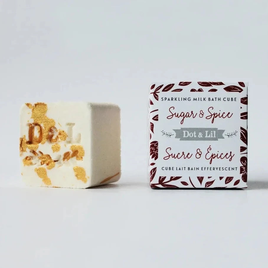 Cube pour le bain effervescent SUCRE & ÉPICES