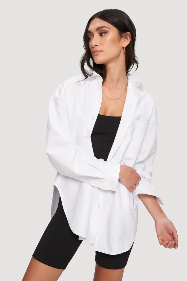 Chemise blanche oversize