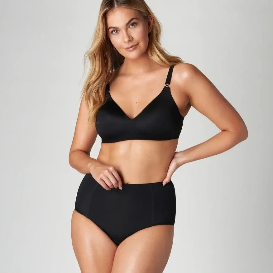 Taille haute sans couture anti-fuite