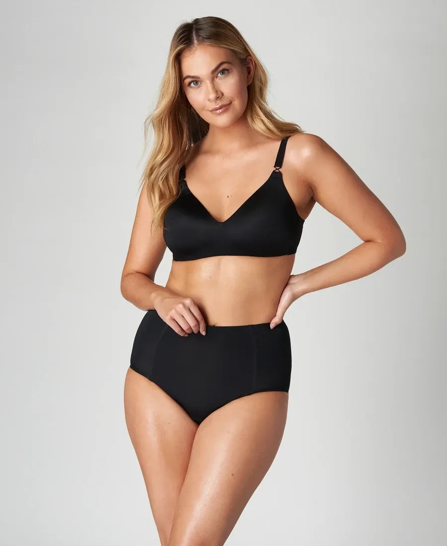 Taille haute sans couture anti-fuite