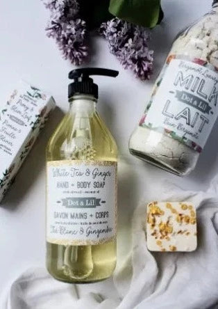 WHITE TEA &amp; GINGER liquid soap