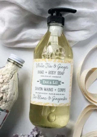 Savon liquide THÉ BLANC & GINGEMBRE